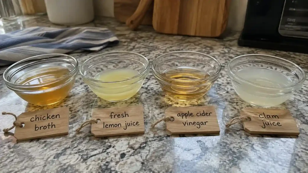 wine substitutes for shrimp scampi sauce without wine