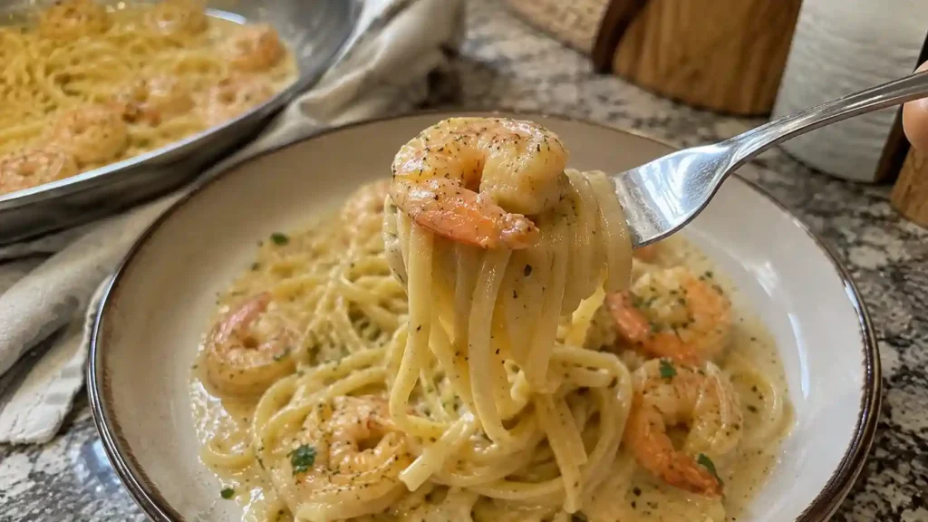 creamy shrimp scampi pasta recipe without wine